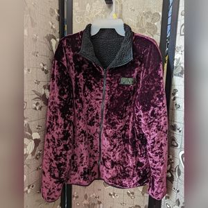 Victoria Secret PINK reversible velour jacket